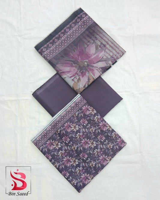 Bin Saeed Digital Lawn 3PC