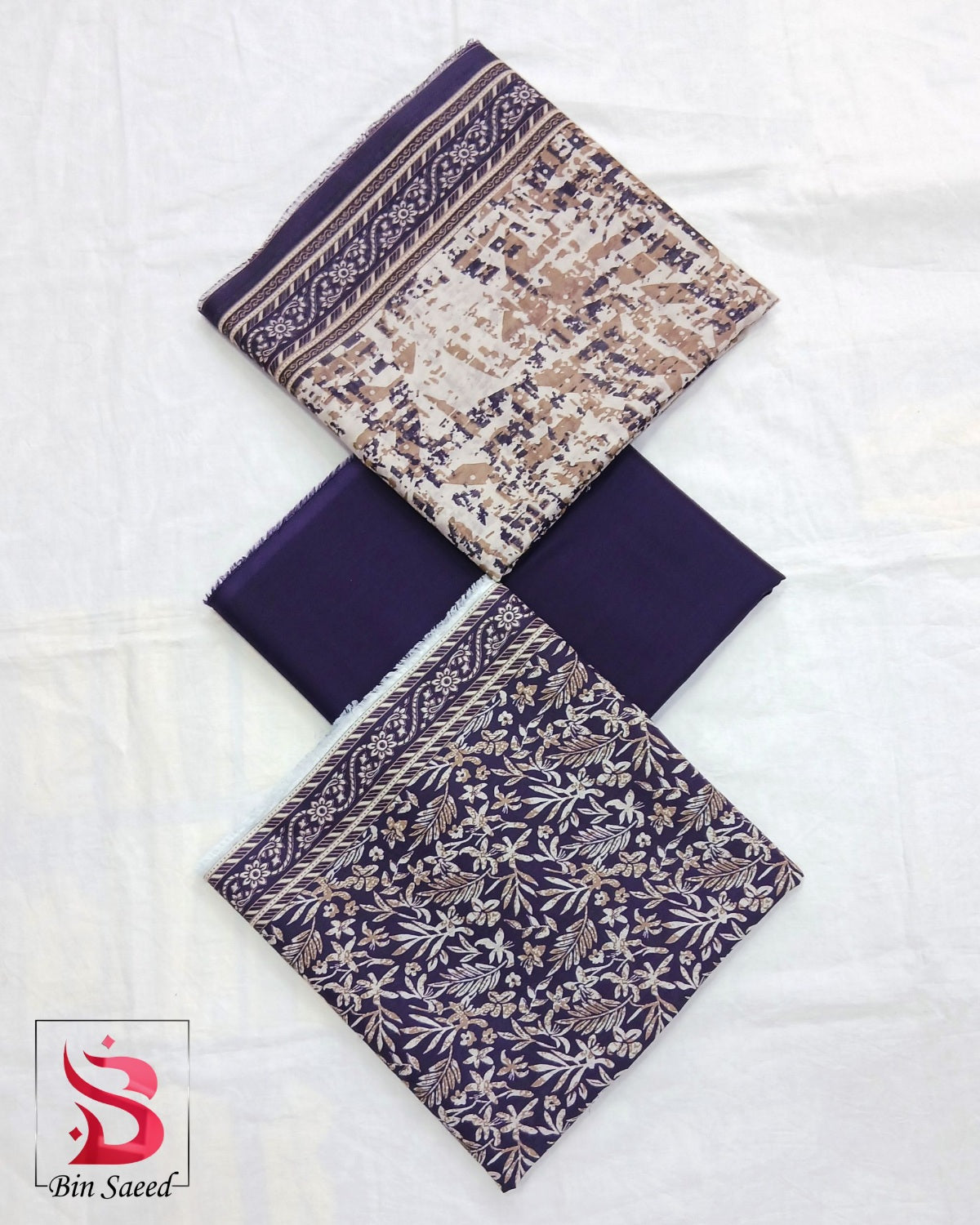 Bin Saeed Digital Lawn 3PC