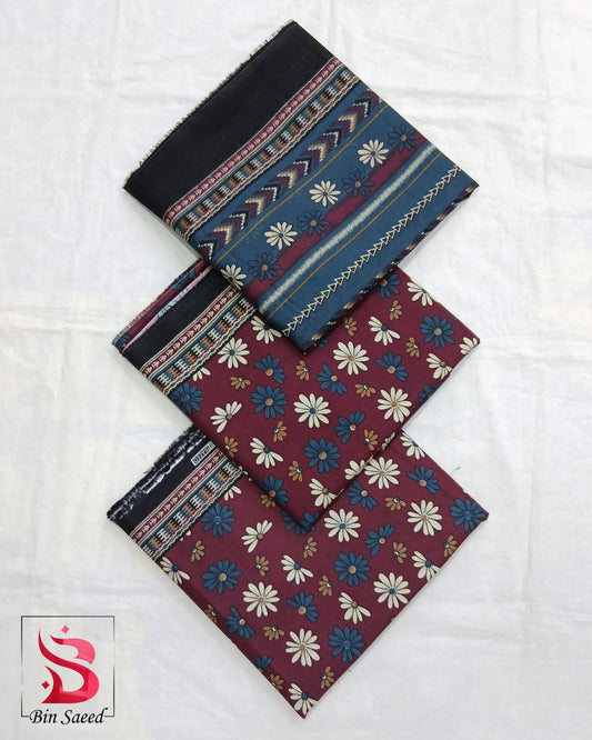 Bin Saeed Digital Lawn 3PC