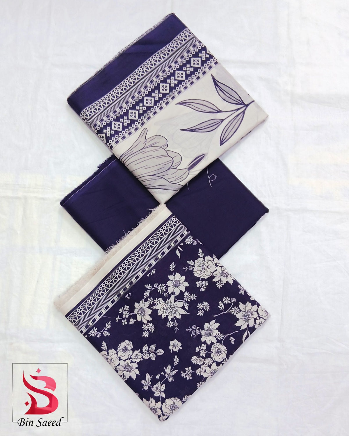 Bin Saeed Digital Lawn 3PC