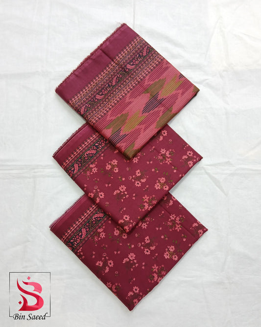 Bin Saeed Digital Lawn 3PC