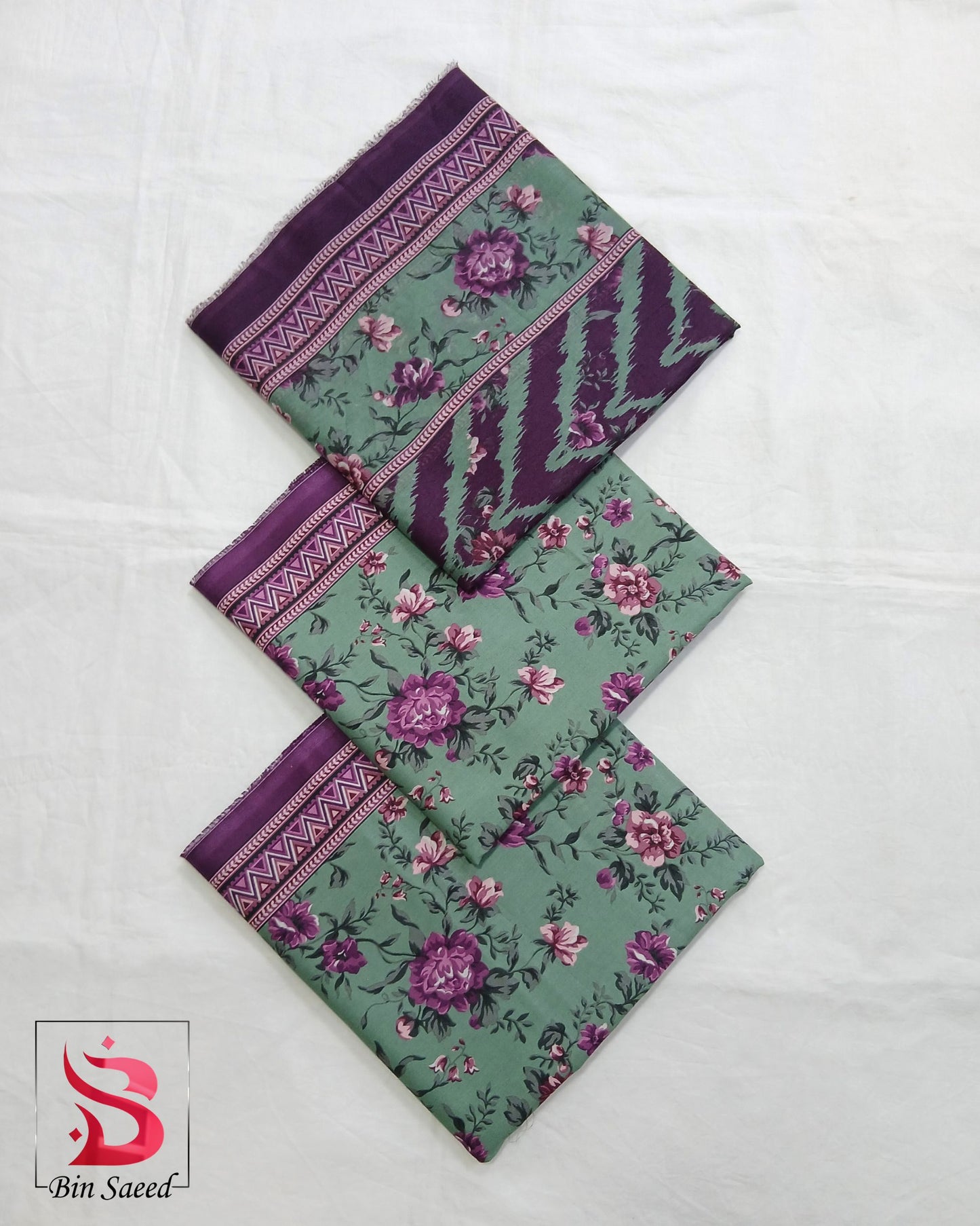 Bin Saeed Digital Lawn 3PC