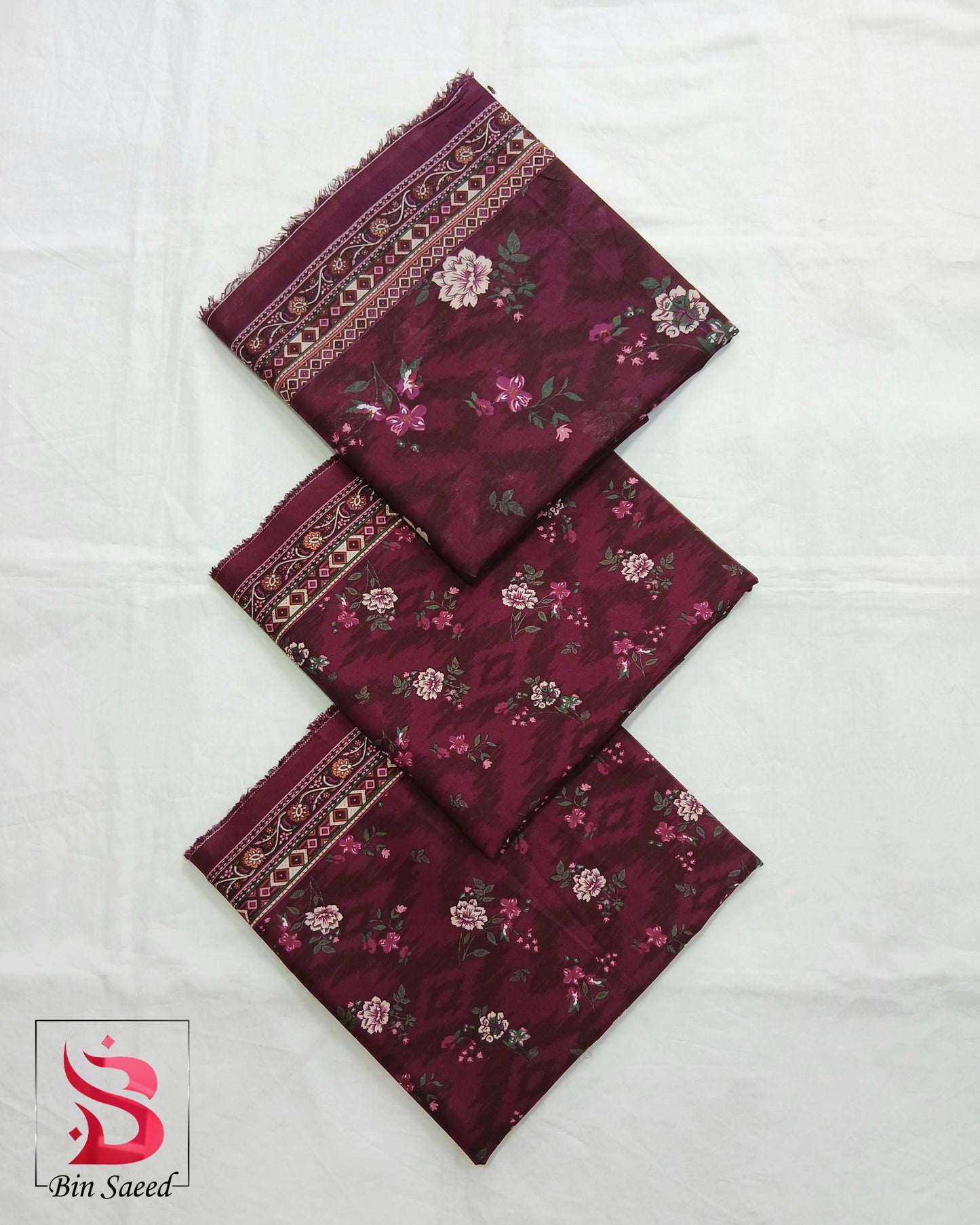 Bin Saeed Digital Lawn 3PC