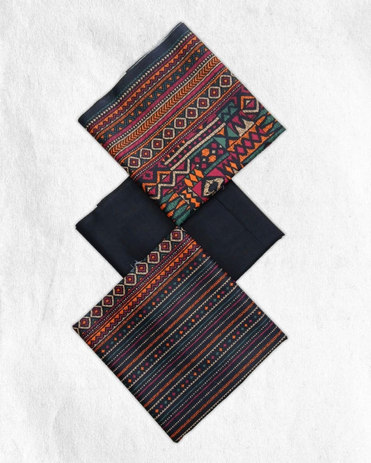 Rimsha Classic Cotton 3pc by Ajwa Textiles | D1210-B