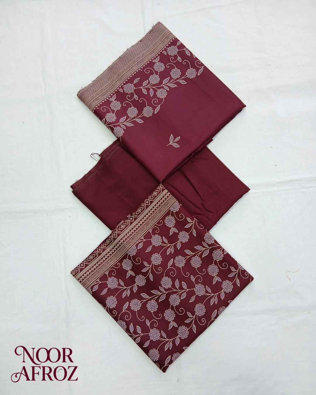 Noor Afroz Linen 3pc by Al-Hamra Textiles