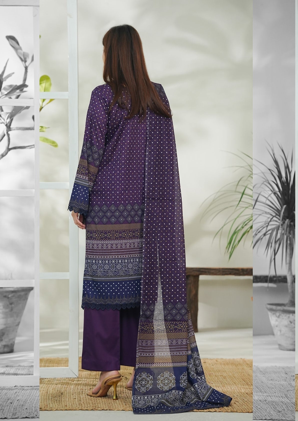 Daman Exclusive Lawn D-728