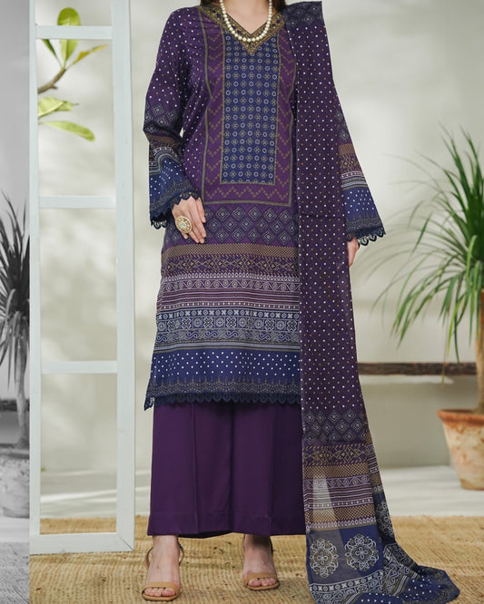Daman Exclusive Lawn D-728