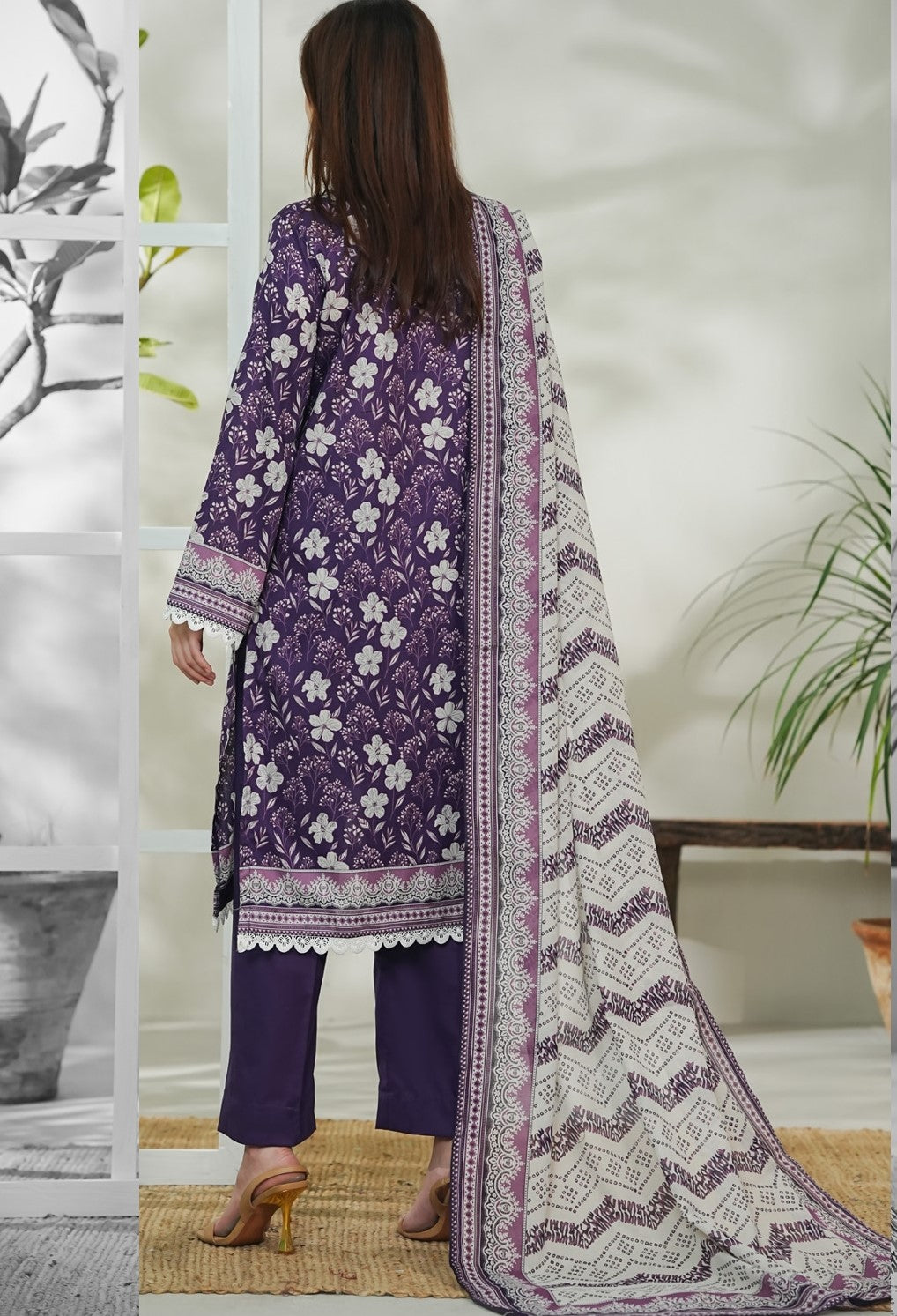 Daman Exclusive Lawn D-733