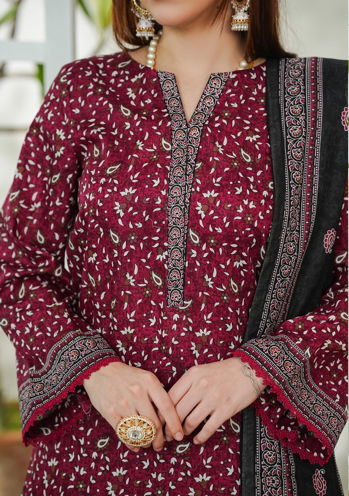 Daman Exclusive Lawn D-735