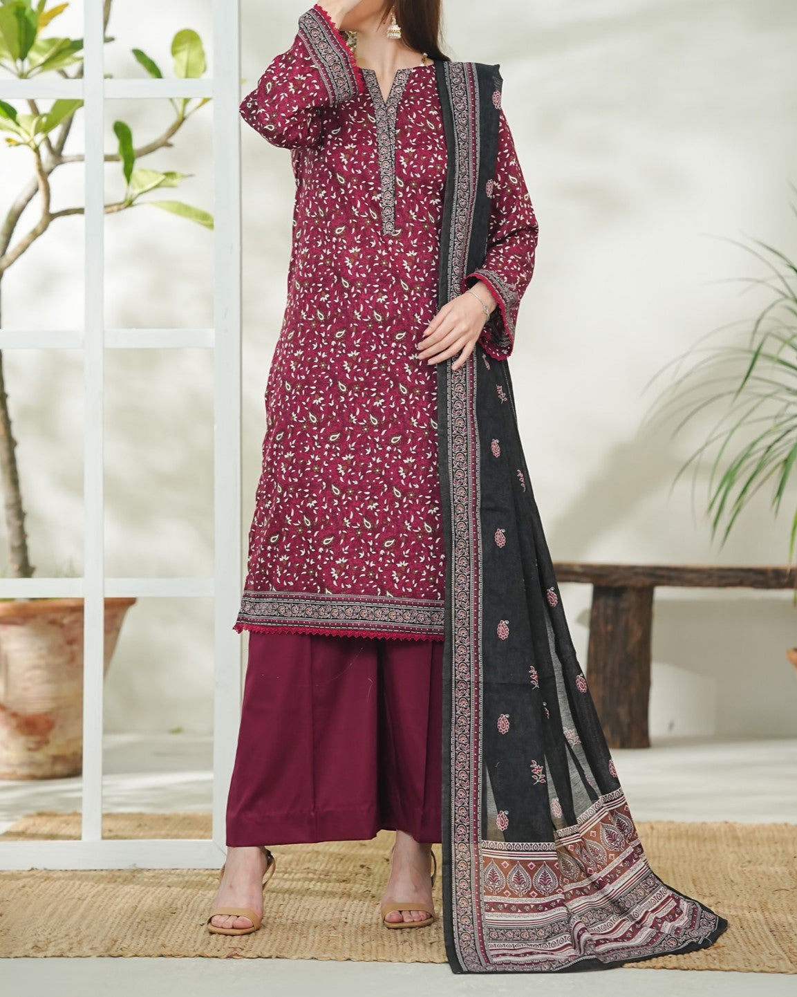 Daman Exclusive Lawn D-735
