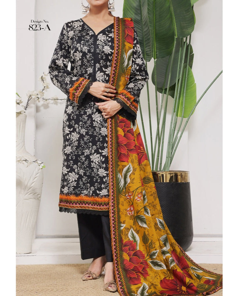 Daman Lawn 3Piece Unstitched | VS Textiles