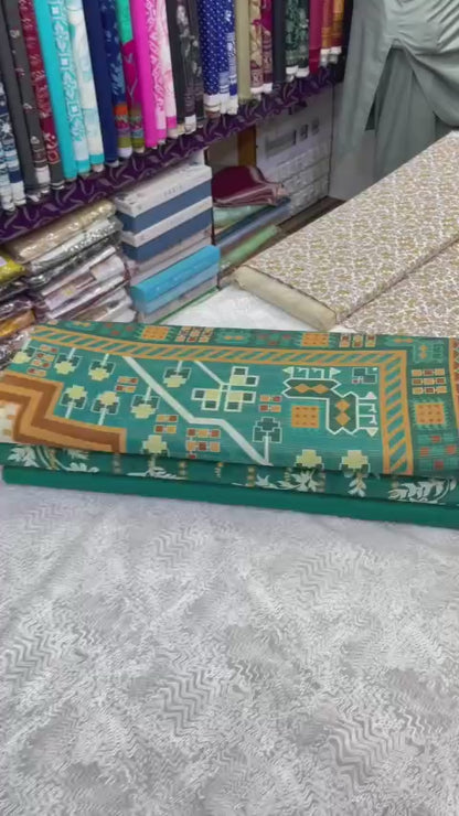 Virsa Jacquard Lawn 3pc Unstitched Suit by Imwaj