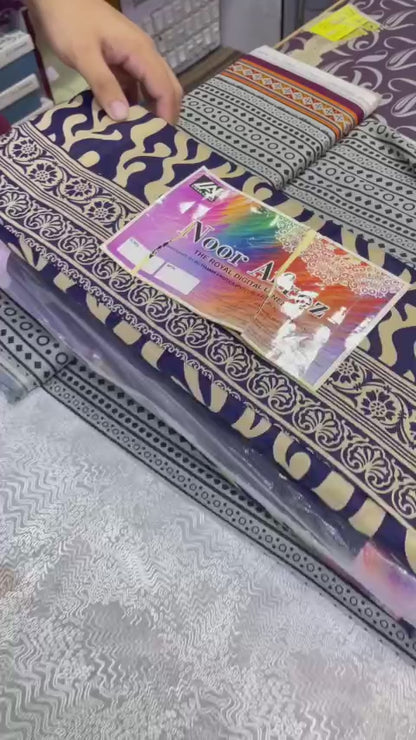 Noor Afroz Linen 3pc by Al-Hamra Textiles