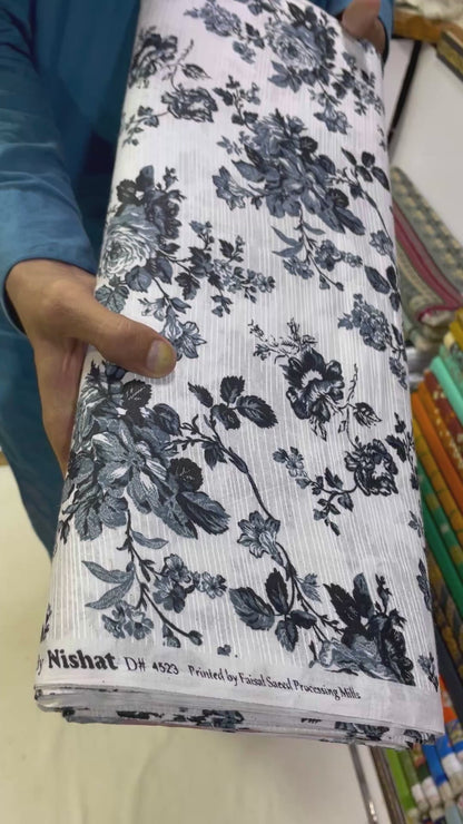Keyseria Designer Lawn 3piece by Nishat | Unstitched
