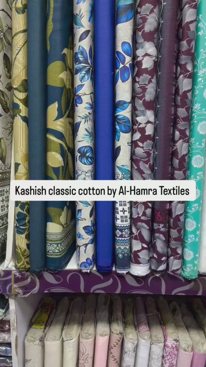 Kashish Classic Printed Cotton 3-Piece Suit | Al-Hamra Textiles