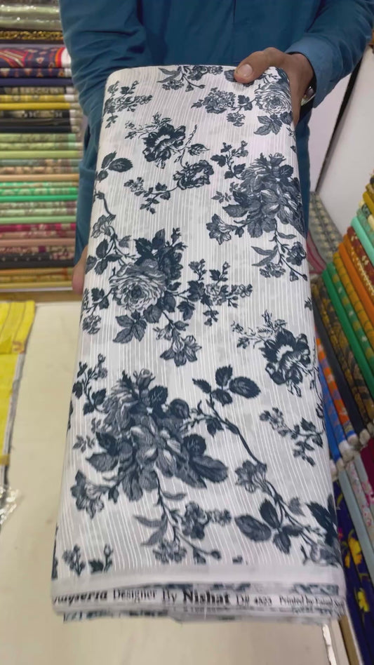 Keyseria Designer Lawn 3piece by Nishat | Unstitched