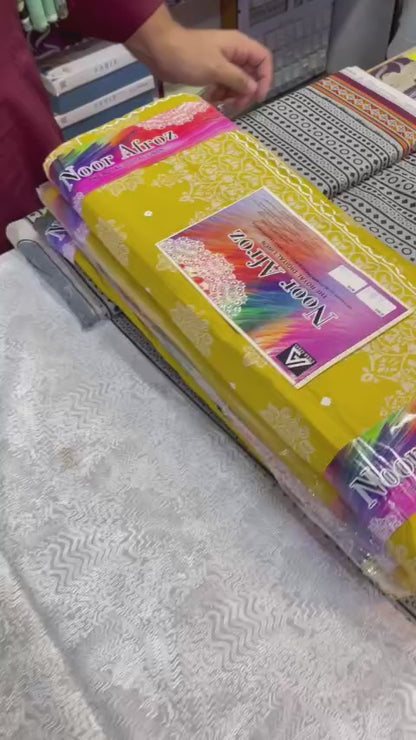 Noor Afroz Linen 3pc by Al-Hamra Textiles